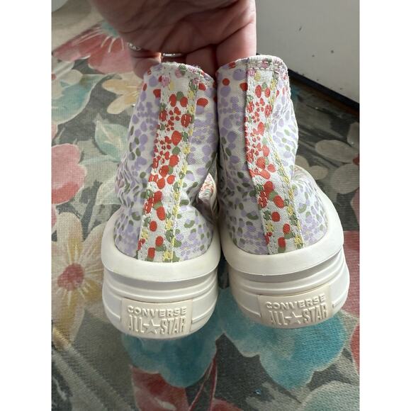 Converse Chuck Taylor All Star Move Platform High 'Floral' A01593C Women’s 10 - Picture 4 of 7